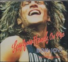 RARE BON JOVI CD S LAY YOUR HAND ON ME 1989 2TRACK VG+